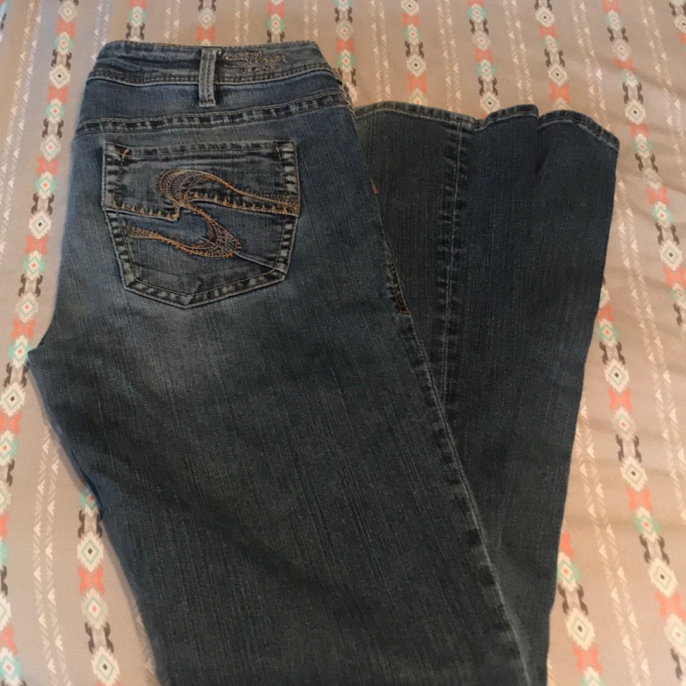 Silver boot cut